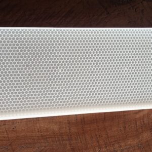 yellow plastic bee frame used in South African apiary